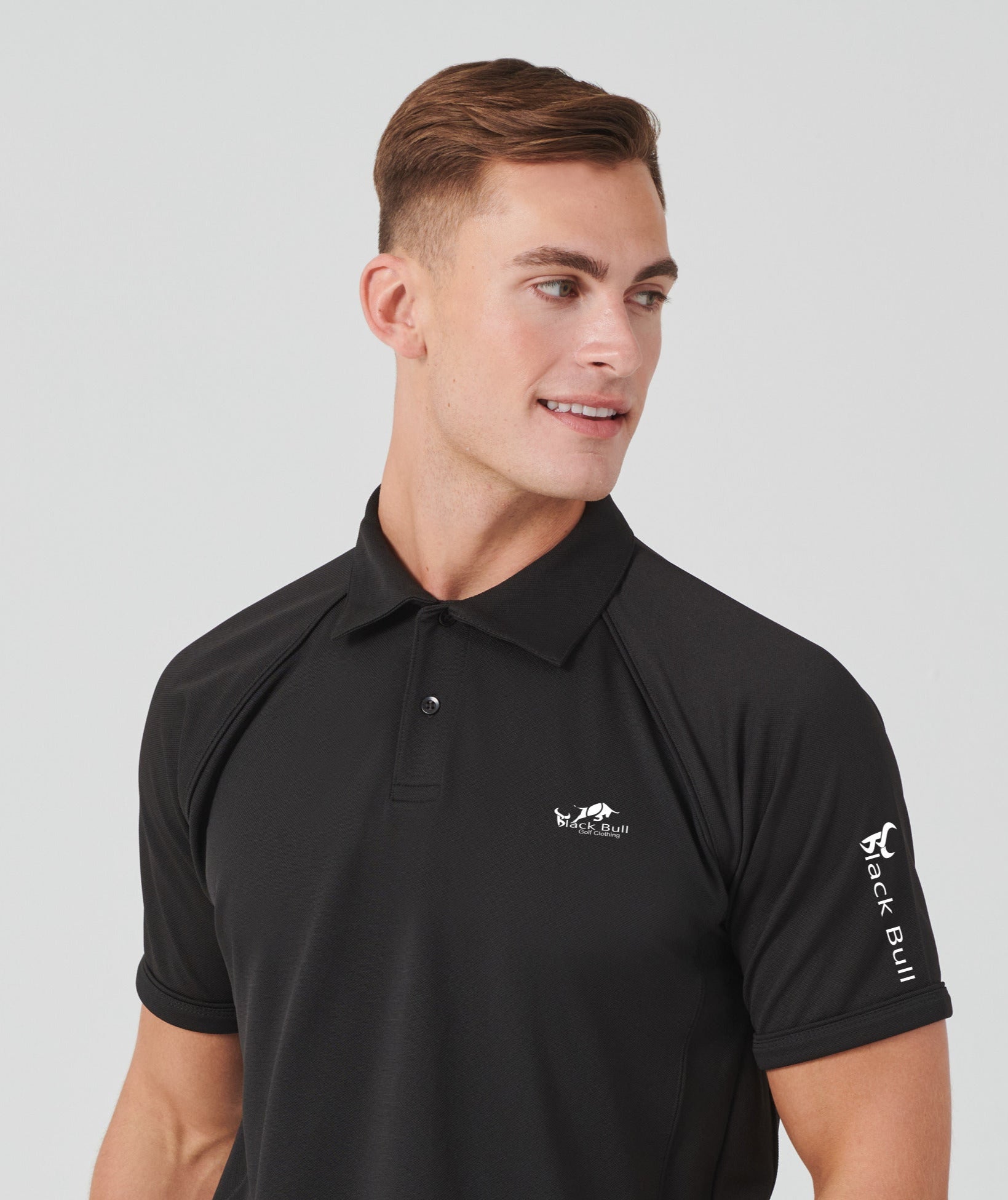 Black Bull Performance Golf Polo